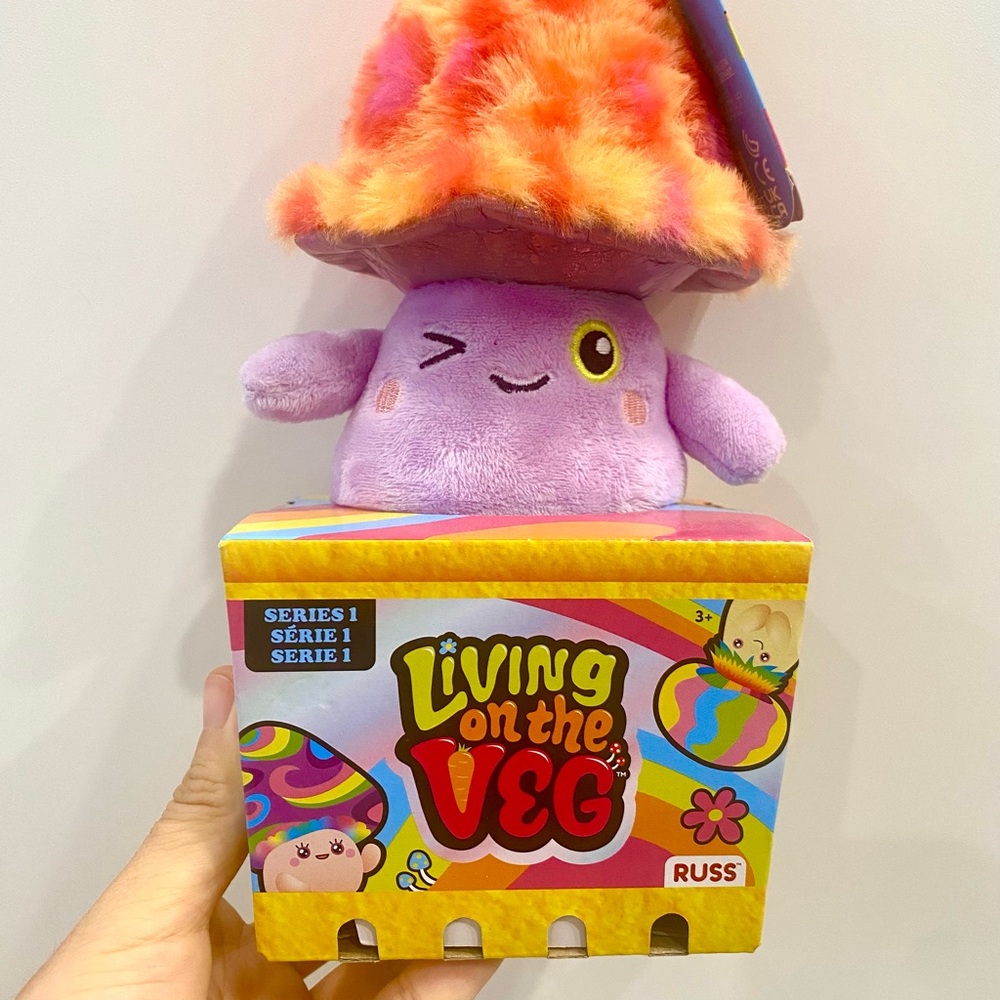 Mushroom plush stuffed animal